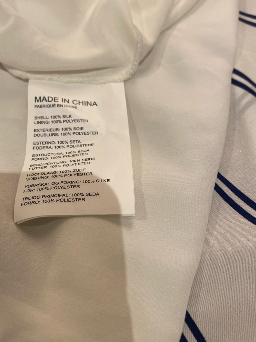Club Monaco White and Navy Striped Halter Midi Dress - Picture 8 of 16